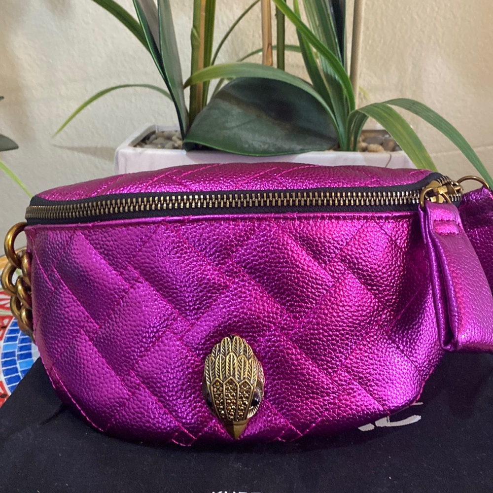 Kurt Geiger Small Kensington Soft Quilted Leather Belt Bag